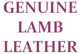 Genuine Lamb Leather